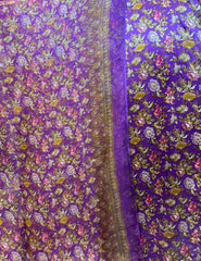 100% Pure Charmeuse Silk With Crinkle Chiffon Dupatta