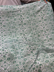 Korean Raw Silk Printed One Piece