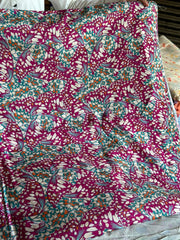 Korean Raw Silk Printed One Piece