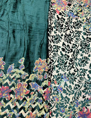 Bordered Palachi Shirt And Dupatta