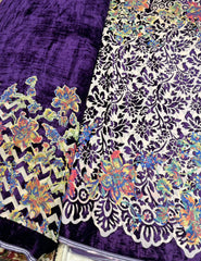 Bordered Palachi Shirt And Dupatta