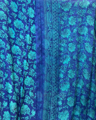 Pure China Crape 60 With Crinkle Chiffon Dupatta
