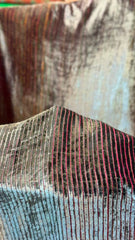 100% Pure French Kotrai Velvet with Multi Zari Base