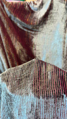 100% Pure French Kotrai Velvet with Multi Zari Base