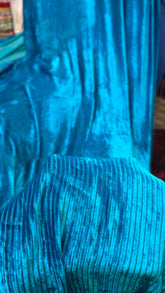 100% Pure French Kotrai Velvet with Multi Zari Base