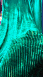 100% Pure French Kotrai Velvet with Multi Zari Base