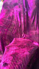 100% Pure French Kotrai Velvet with Multi Zari Base