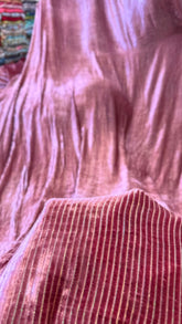 100% Pure French Kotrai Velvet with Multi Zari Base