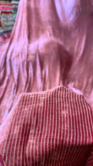 100% Pure French Kotrai Velvet with Multi Zari Base