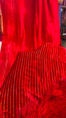 100% Pure French Kotrai Velvet with Multi Zari Base