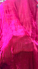 100% Pure French Kotrai Velvet with Multi Zari Base
