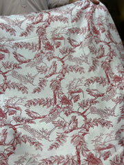 Korean Raw Silk Printed One Piece