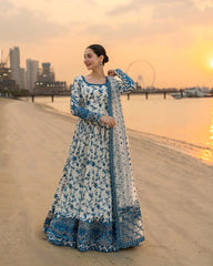 Pure Raw Silk Shirt & Chiffon Dupatta
