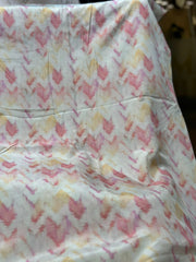 Korean Raw Silk Printed One Piece