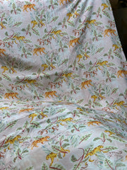 Korean Raw Silk Printed One Piece