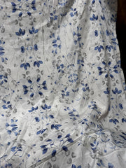Korean Raw Silk Printed One Piece