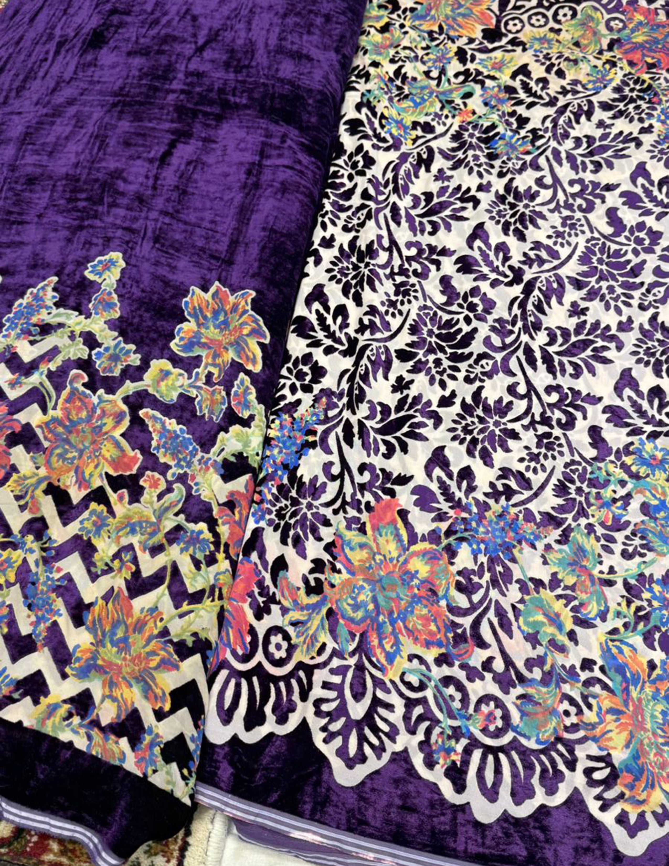 Bordered Palachi Shirt And Dupatta