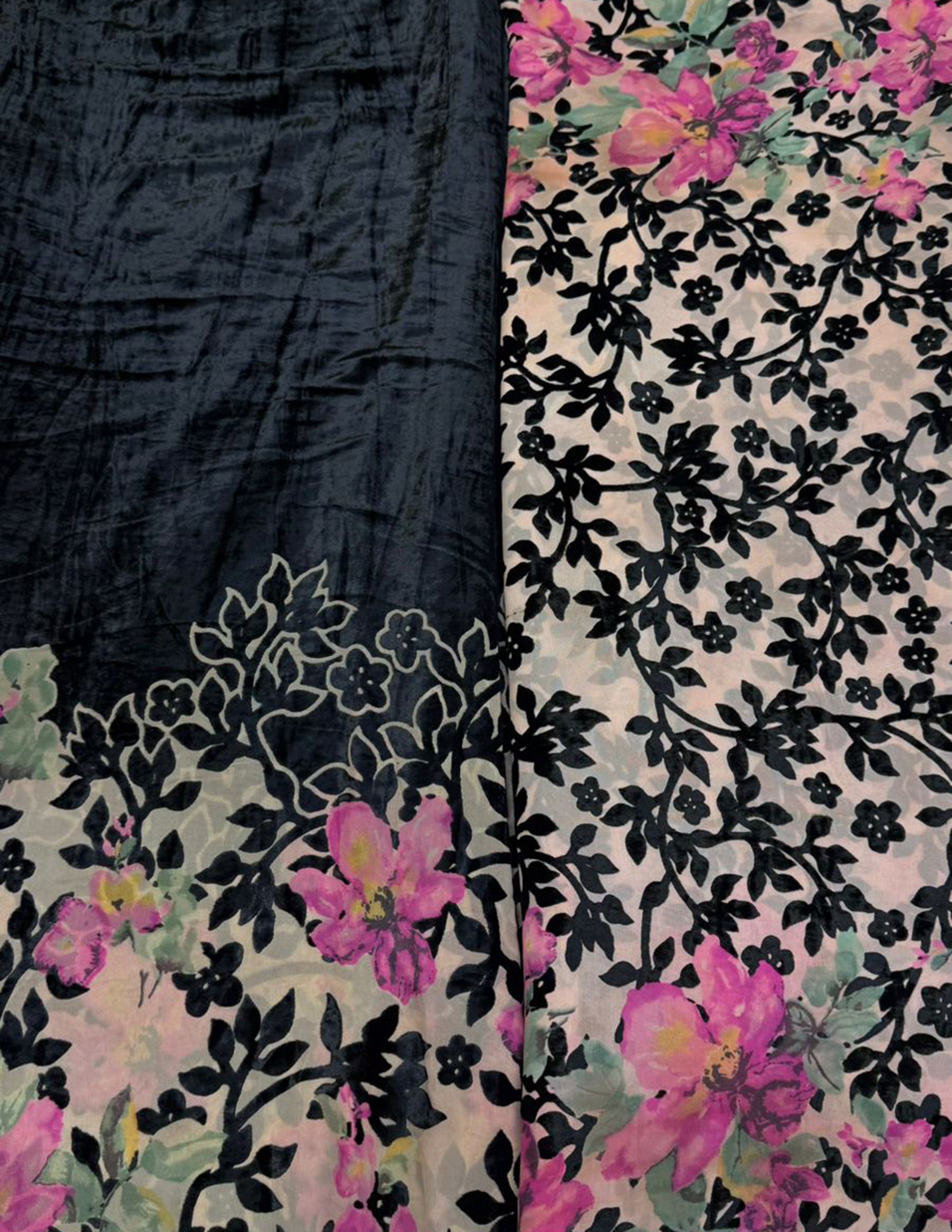 Bordered Palachi Shirt And Dupatta