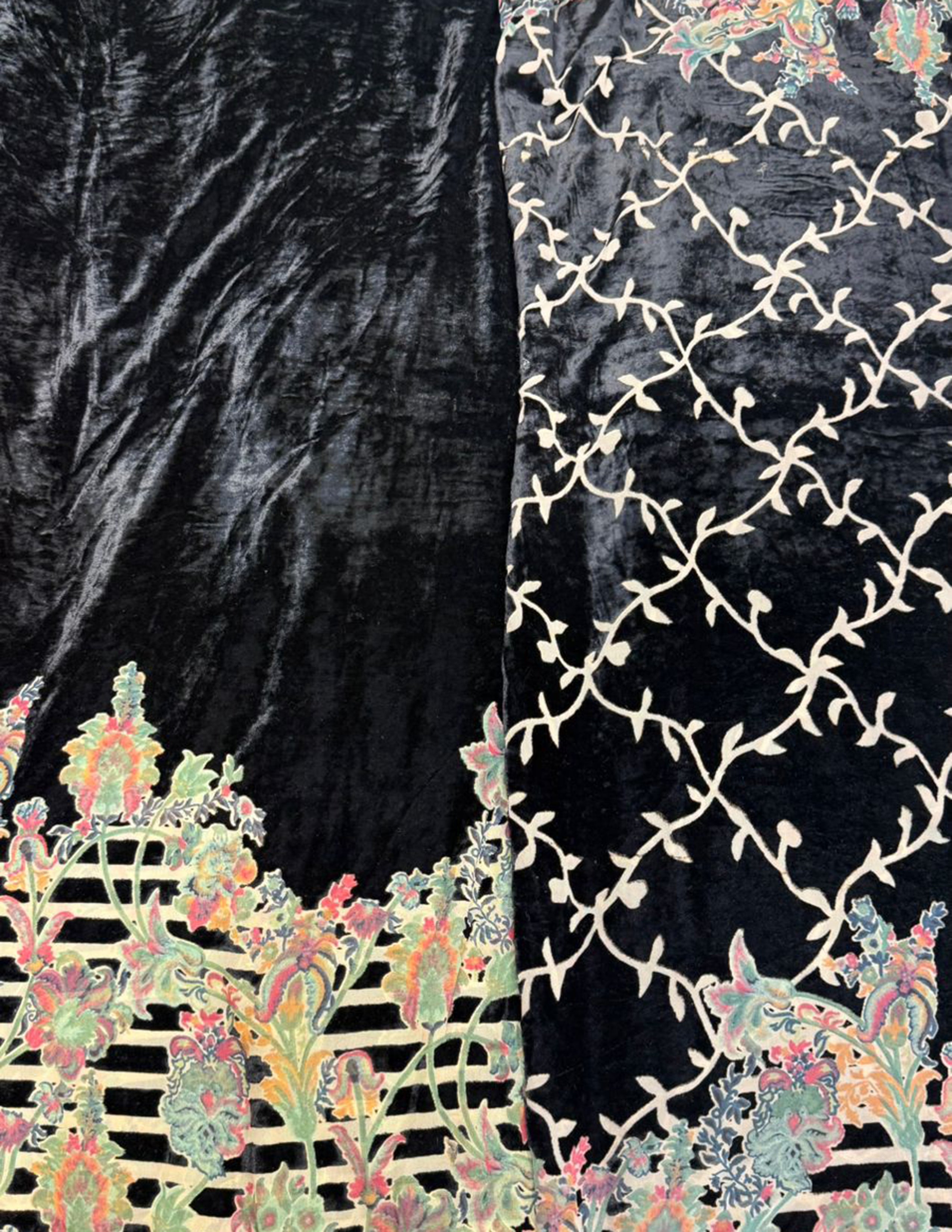 Bordered Palachi Shirt And Dupatta