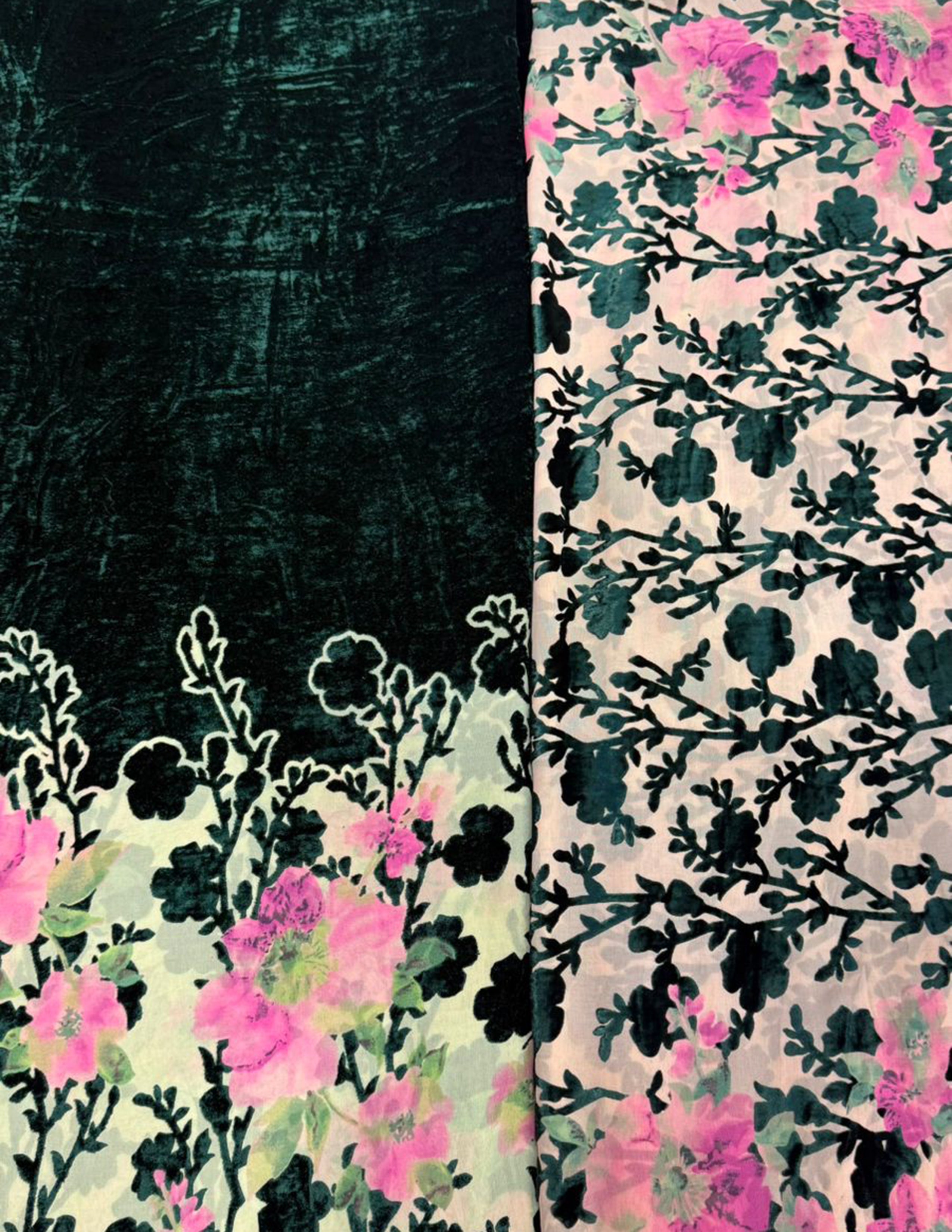 Bordered Palachi Shirt And Dupatta
