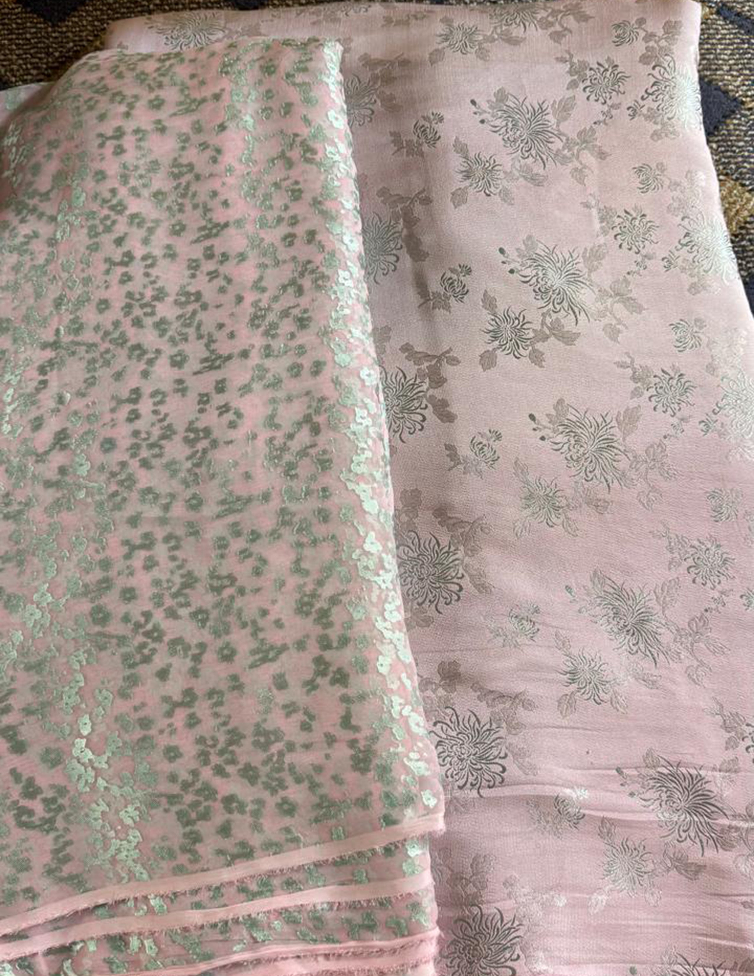 Pure China Patti Shirt With Pure Broshia Dupatta