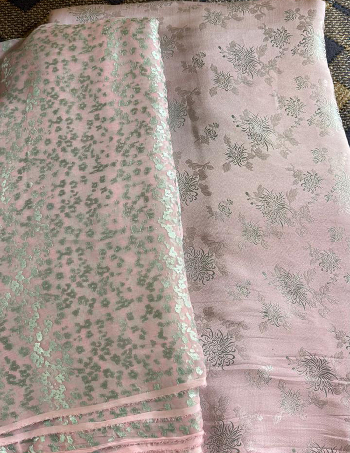 Pure China Patti Shirt With Pure Broshia Dupatta