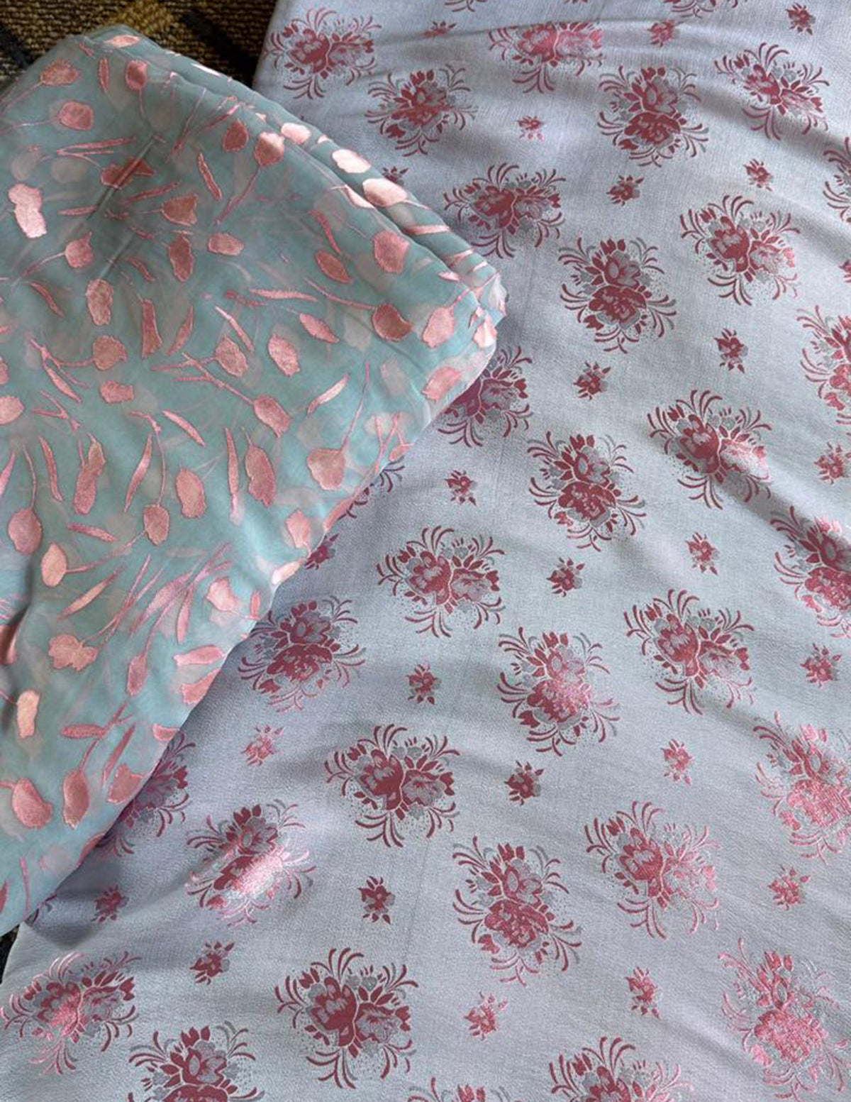 Pure China Patti Shirt With Pure Broshia Dupatta