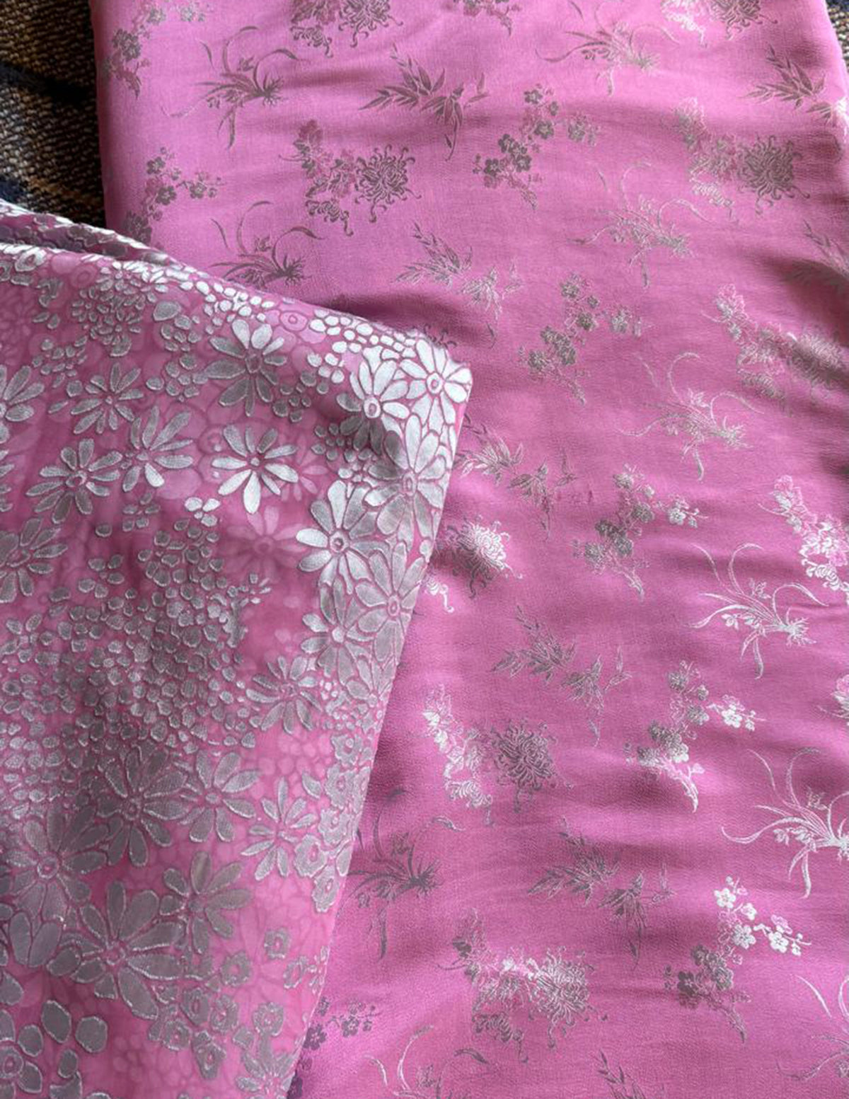 Pure China Patti Shirt With Pure Broshia Dupatta