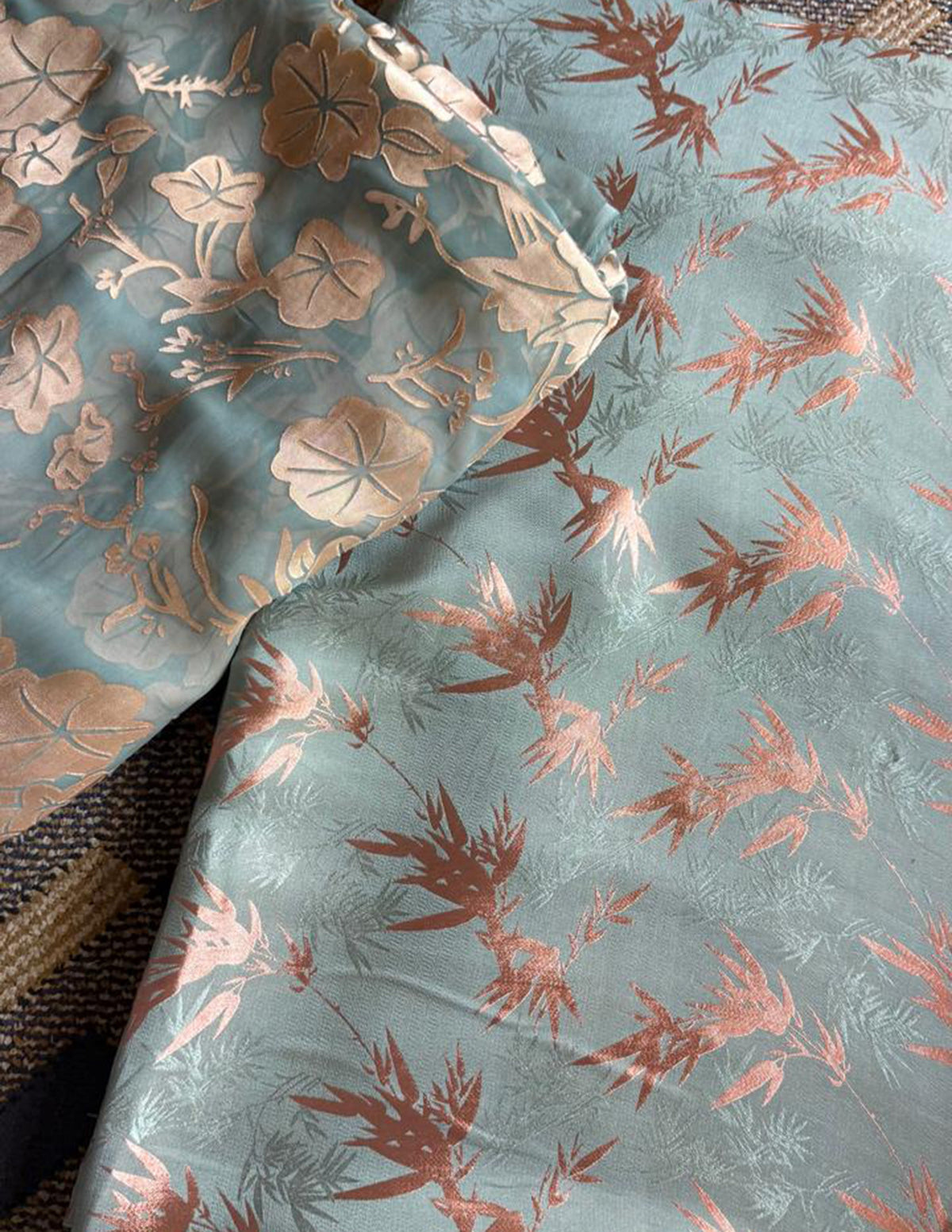 Pure China Patti Shirt With Pure Broshia Dupatta