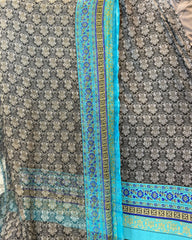 Pure China Crape 60 With Crinkle Chiffon Dupatta
