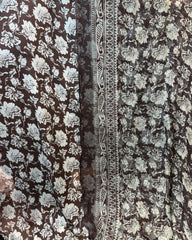 Pure China Crape 60 With Crinkle Chiffon Dupatta