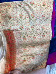 Pure Crape With Chiffon Dupatta