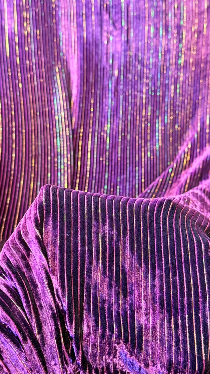 100% Pure French Kotrai Velvet with Multi Zari Base