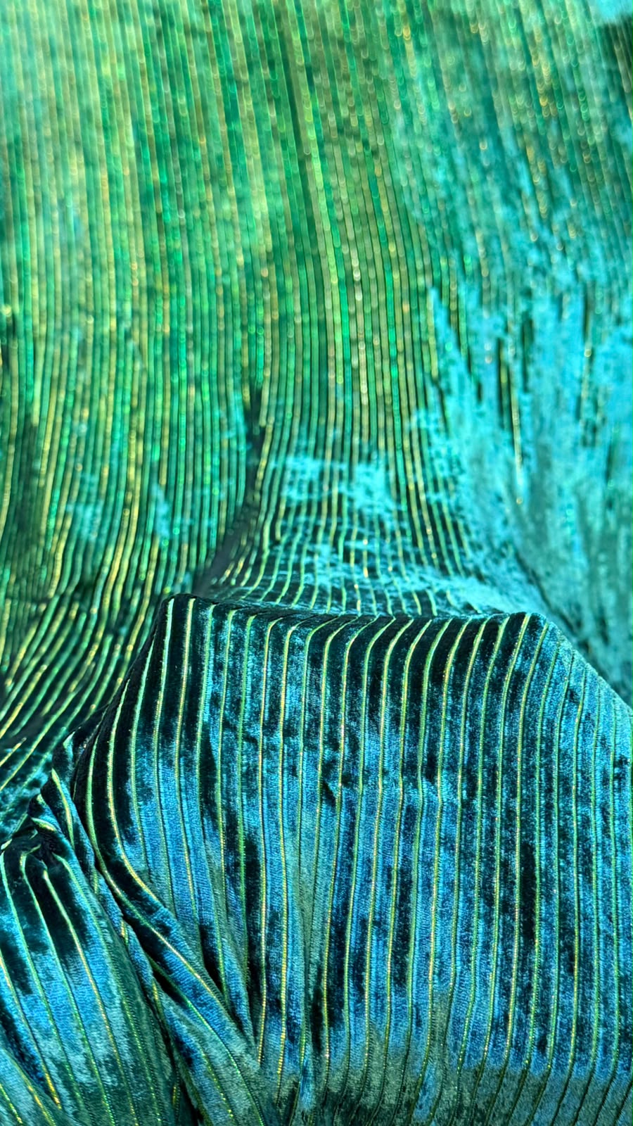 100% Pure French Kotrai Velvet with Multi Zari Base