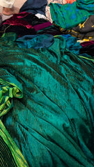 100% Pure French Kotrai Velvet with Multi Zari Base