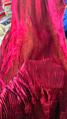 100% Pure French Kotrai Velvet with Multi Zari Base